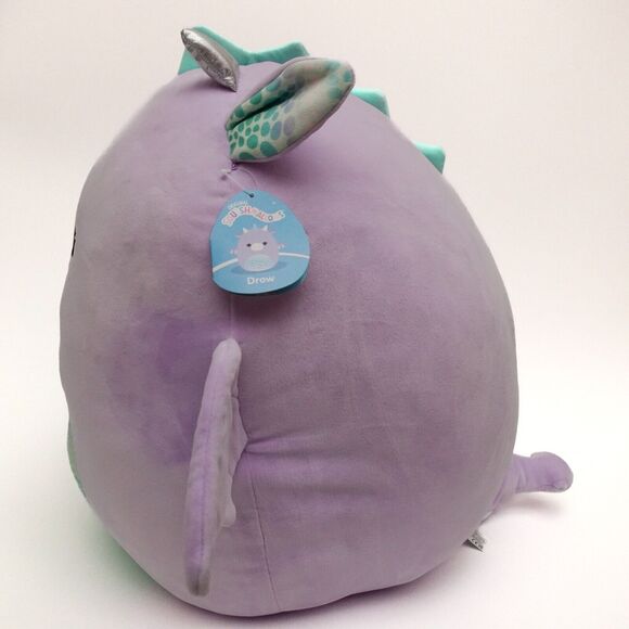 Squishmallows Drow Dragon Purple Green 20 in inches | eBay Squishmallows Drow Dragon Purple Green 20 inches